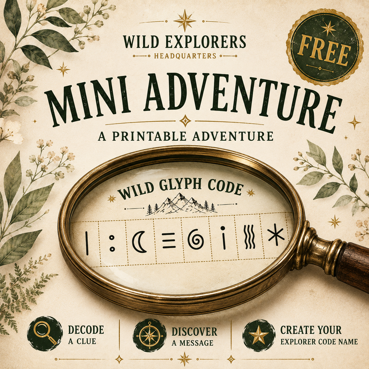 FREE Wild Explorers Mini Adventure